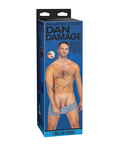 Shop Signature Cocks ULTRASKYN 10" Cock w/Removable Vac-U-Lock Suction Cup - Dan Damage online