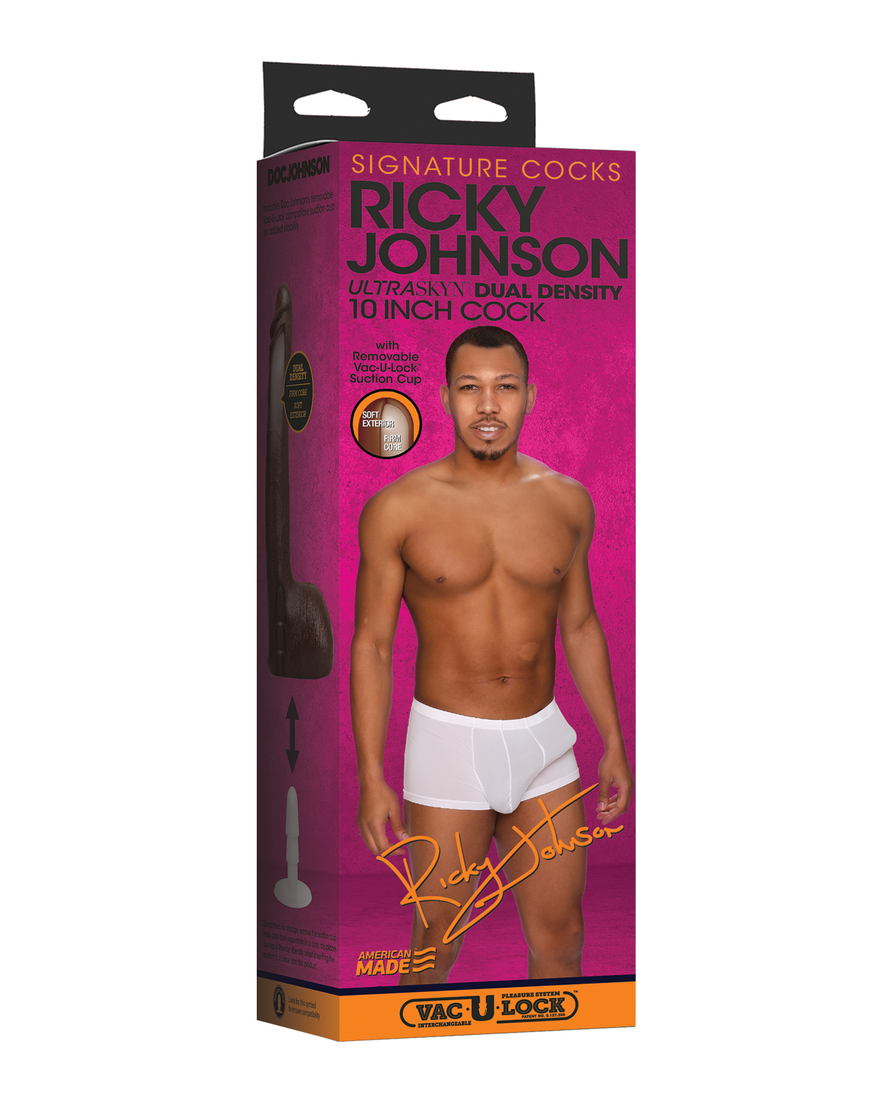 Shop Signature Cocks ULTRASKYN 10" Cock w/Removable Vac-U-Lock Suction Cup - Ricky Johnson online