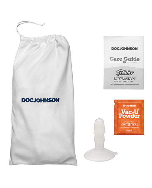 Shop Signature Cocks ULTRASKYN 8" Cock w/Removable Vac-U-Lock Suction Cup - Owen Grey
