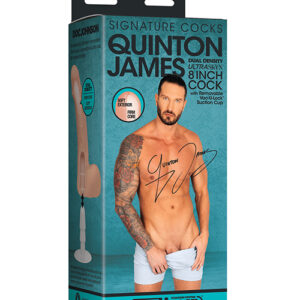 Shop Signature Cocks ULTRASKYN 8" Cock w/Removable Vac-U-Lock Suction Cup - Quinton James online