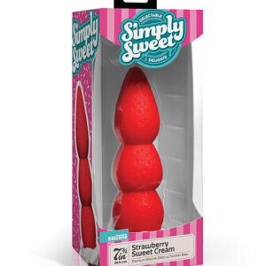 Shop Simply Sweet Strawberry Sweet Cream Premium Silicone Dildo online