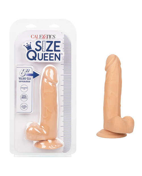 Shop Size Queen 6" Dildo - Ivory online