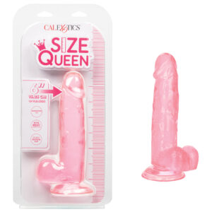 Shop Size Queen 6" Dildo - Pink online