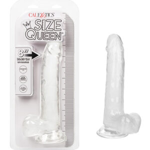 Shop Size Queen 8" Dildo - Clear online