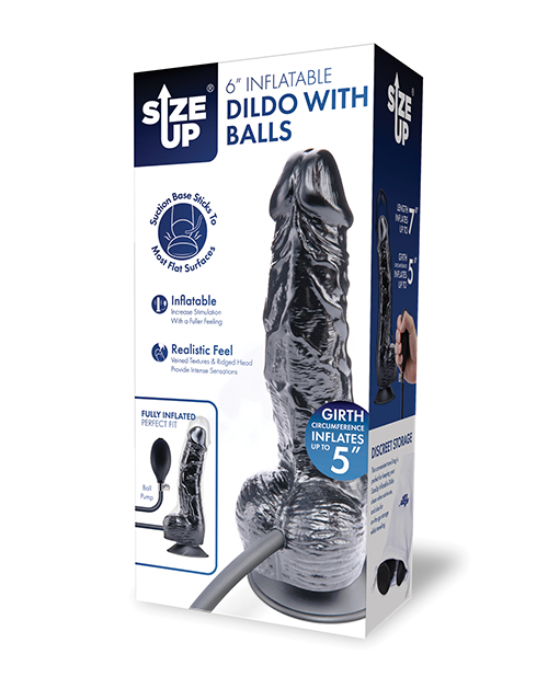Shop Size Up 6 Inch Inflatable Dildo w/Balls online