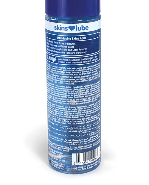 Order Skins Aqua Water Based Lubricant - 4.4 oz online