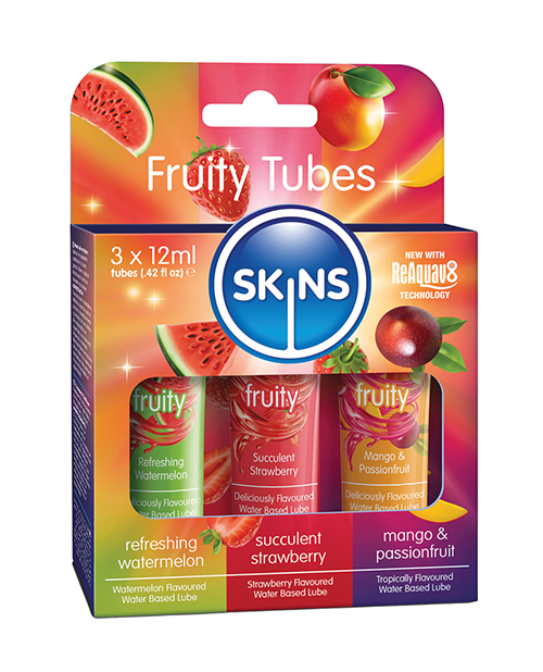 Shop skins fruity tubes - 12 ml tubes pack of 3 online
