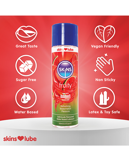 Skins Water Based Lubricant - 4.4 oz Watermelon for sale