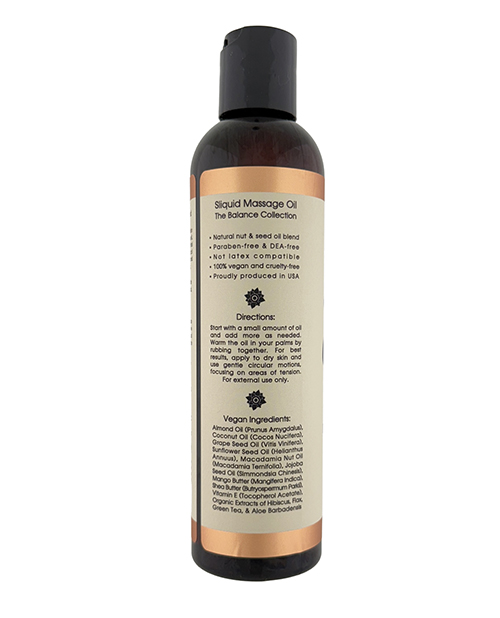 Sliquid Balance Massage Oil - 8.5 oz Unscented for sale