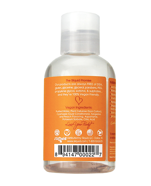 Order Sliquid Naturals Swirl Lubricant - 4.2 oz Tangerine Peach online