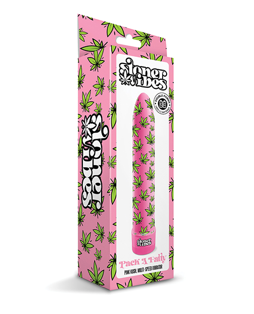Buy Stoner Vibes Pack A Fatty Multi Speed Vibrator - Pink Kush online