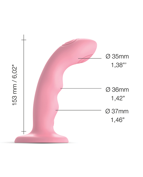 Strap on Me Tapping Dildo - Rose Coral for sale