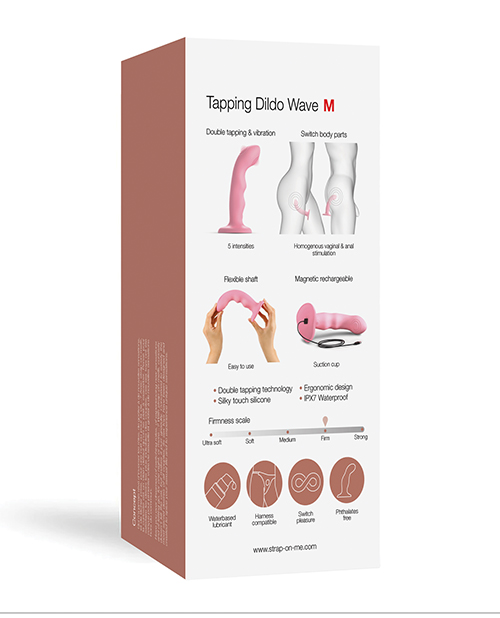Buy Strap on Me Tapping Dildo - Rose Coral