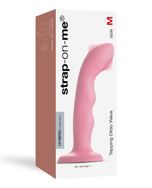 Shop Strap on Me Tapping Dildo - Rose Coral online
