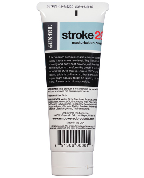 Order Stroke 29 Masturbation Cream - 6.7 oz Tube online