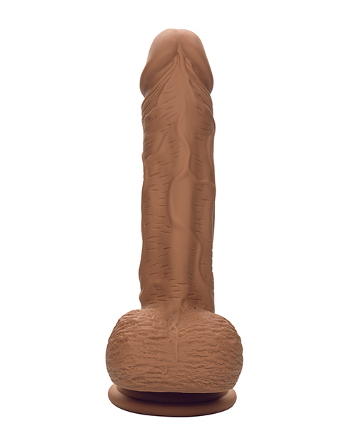 Studs Dual Density Silicone 6.25" Dildo - Brown for sale