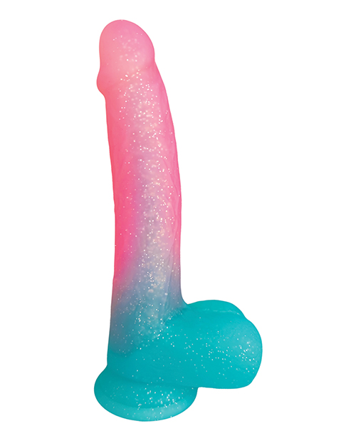 Order Sweet Sex 8.5" Lollicock Cotton Candy Dildo - Multi Color online