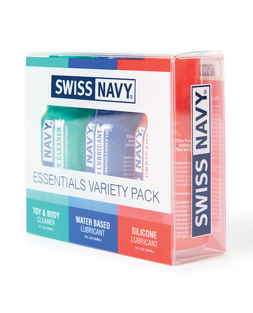 Order Swiss Navy Essentials Variety Pack of 3 - 1 oz online