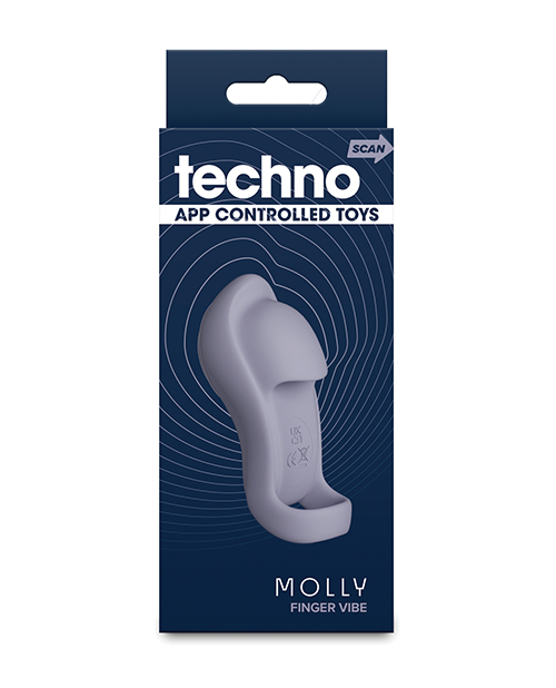 Shop Techno Molly App Controlled Finger Vibe - Gray online