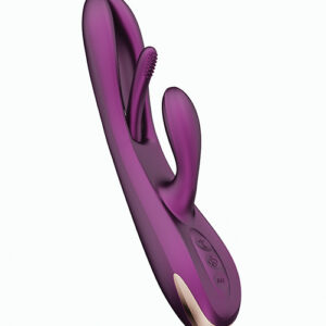 Shop Terri App Controlled Kinky Finger Tapping Rabbit Vibrator - Purple online
