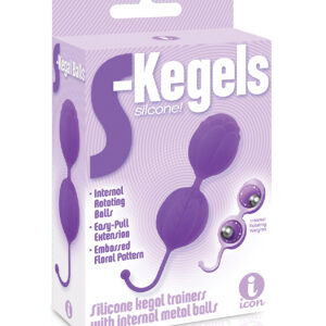 Shop The 9's S-Kegels Silicone Balls - Purple online
