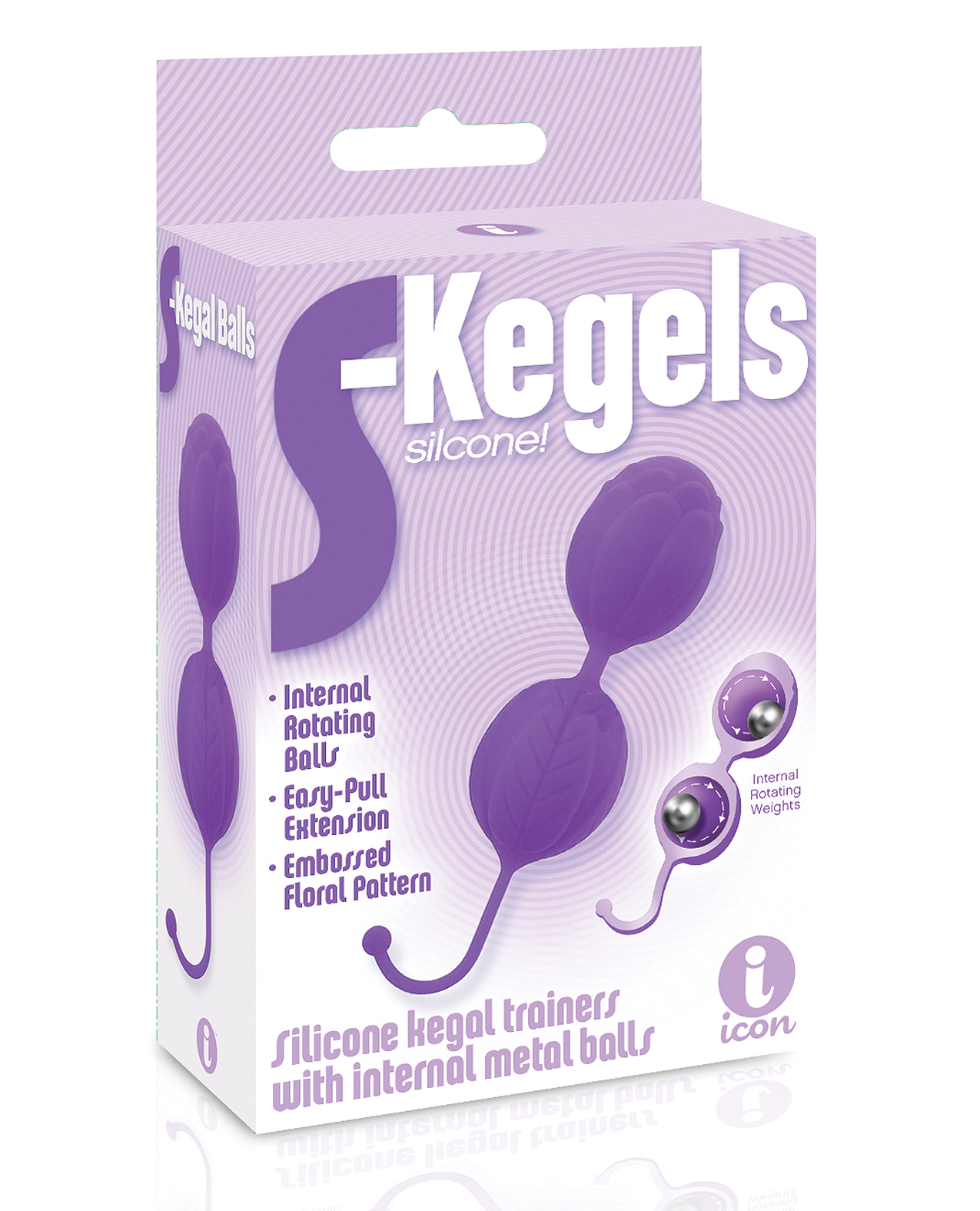 Shop The 9's S-Kegels Silicone Balls - Purple online