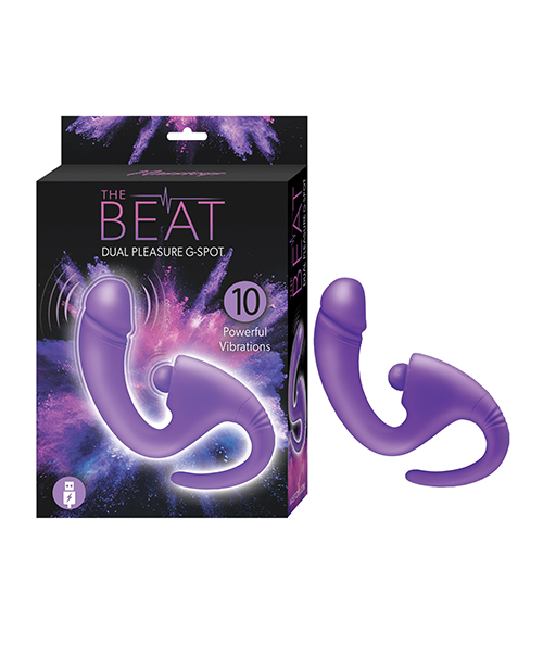 Shop The Beat Dual Pleasure G-Spot Vibrator - Purple online