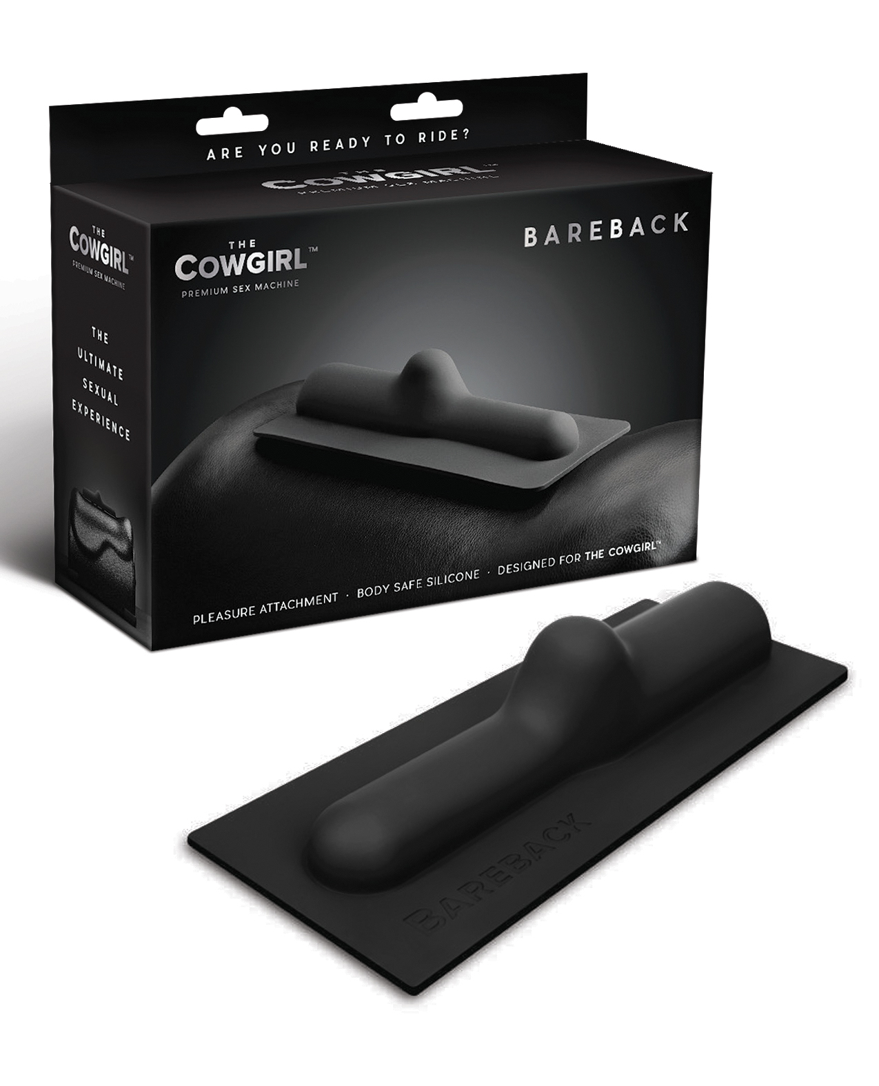 Shop The Cowgirl Bareback Silicone Attachment - Black online