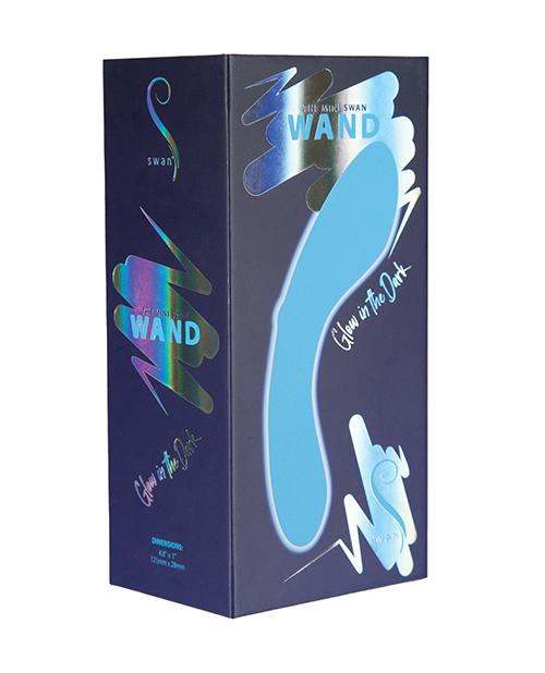 Shop The Mini Swan Wand Glow in the Dark - Blue online