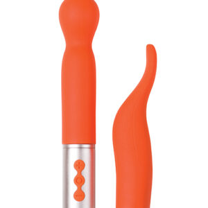Shop The Naughty Collection Interchangeable Heads Vibrator - Coral Bundle online