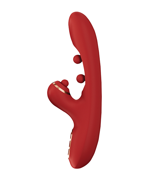 Order Tickler Wiggling G-Spot Vibrator & Tapping Clitoral Stimulator - Red online