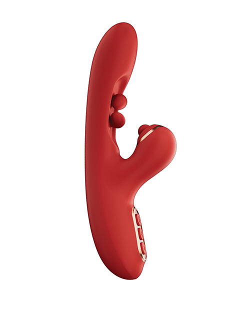 Shop Tickler Wiggling G-Spot Vibrator & Tapping Clitoral Stimulator - Red online