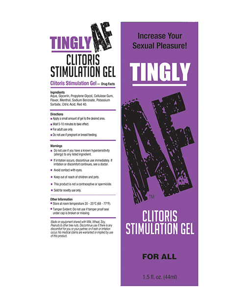 Order Tingly AF Clitoral Stimulation Gel - 1.5 oz online