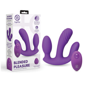Shop Together Blended Pleasure Remote Controlled Triple-Pronged Vibrator online