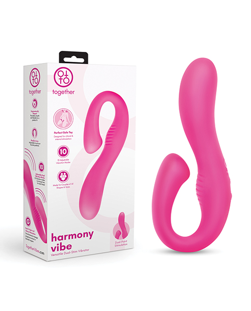 Shop Together Harmony Vibe Versatile Dual-Stim Vibrator - Pink online