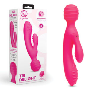 Shop Together Tri Delight Dual-Ended Triple Stim Wand & Rabbit Vibrator online