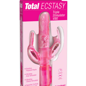Shop Total Ecstasy Triple Stimulator Vibe - Pink online