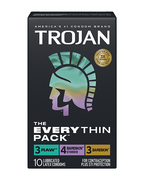 Shop Trojan BareSkin EveryTHIN Condoms - Variety Pack of 10 online