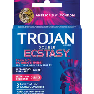 Shop Trojan Ecstasy Heat Condoms - Box of 3 online