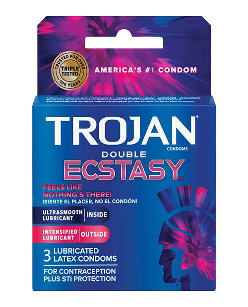 Shop Trojan Ecstasy Heat Condoms - Box of 3 online