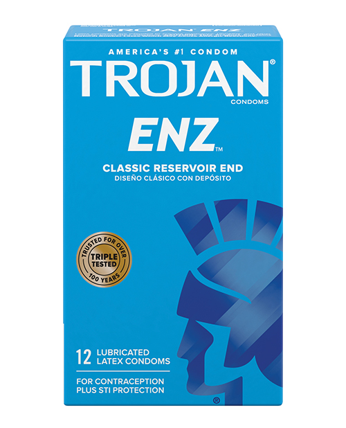 Shop Trojan Enz Lubricated Condoms - Box of 12 online