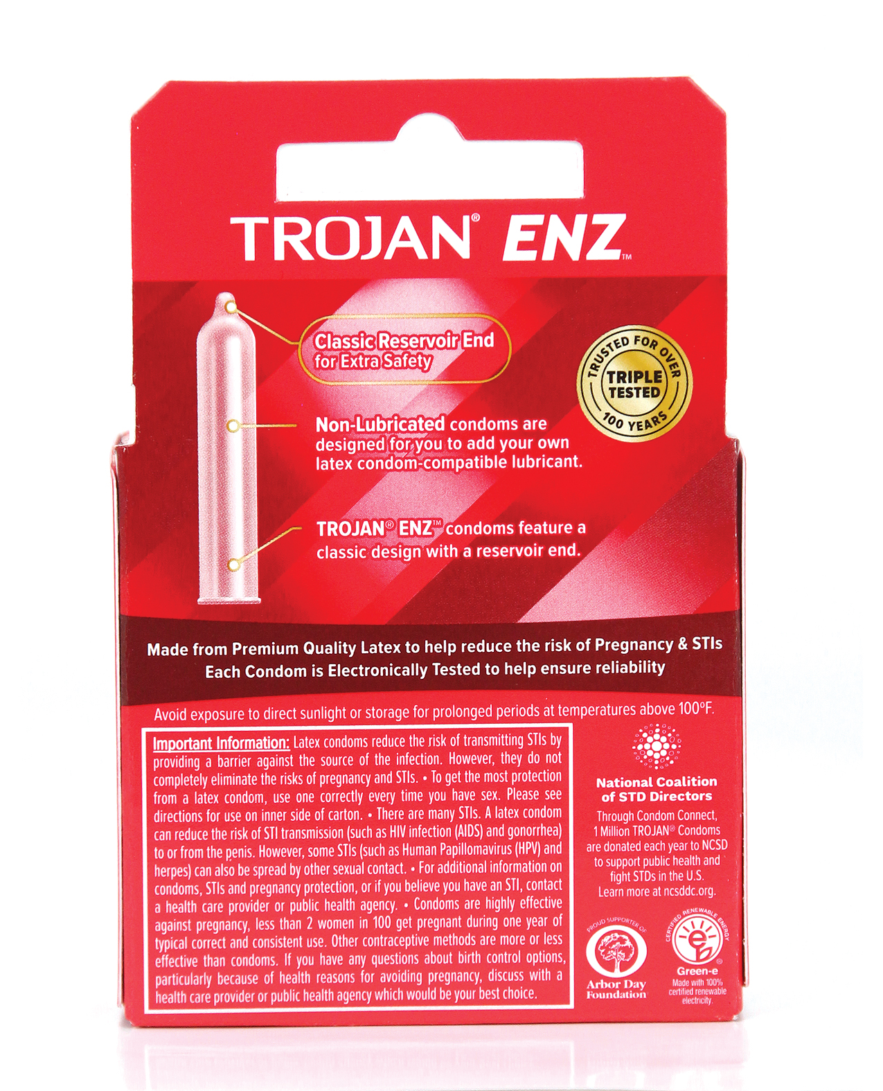 Order Trojan Enz Non-Lubricated - Box of 3 online