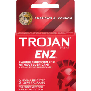 Shop Trojan Enz Non-Lubricated - Box of 3 online