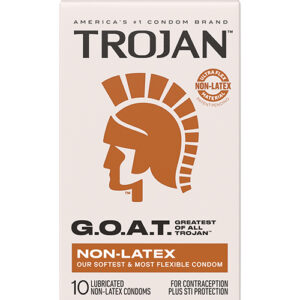 Shop Trojan G.O.A.T. Non-Latex Lubricated Condoms - Box of 10 online