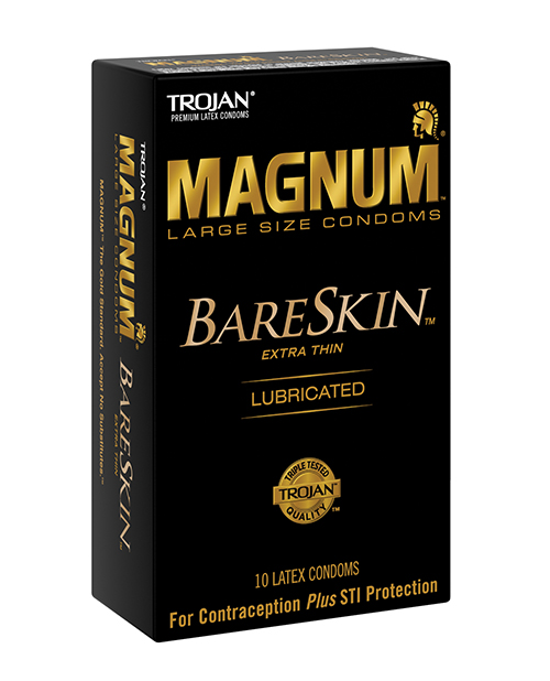 Shop Trojan Magnum Bareskin Condoms - Box of 10 online
