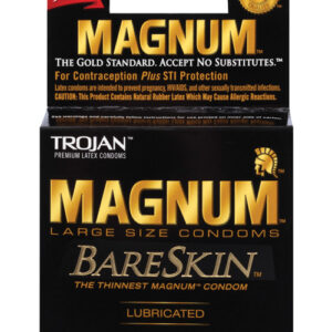 Shop Trojan Magnum Bareskin Condoms - Pack of 3 online