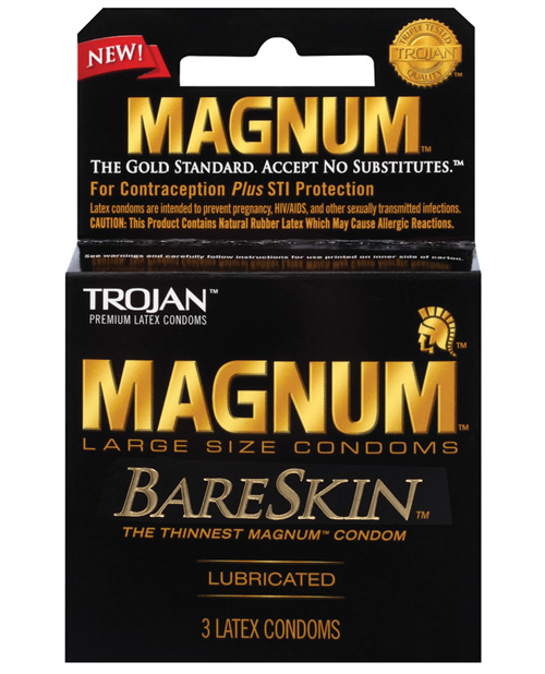 Shop Trojan Magnum Bareskin Condoms - Pack of 3 online