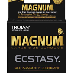 Shop Trojan Magnum Ecstasy Condoms - Box of 3 online