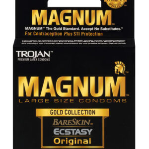 Shop Trojan Magnum Gold Collection - Box of 3 online