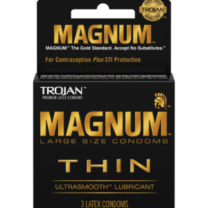 Shop Trojan Magnum Thin Condoms - Box of 3 online